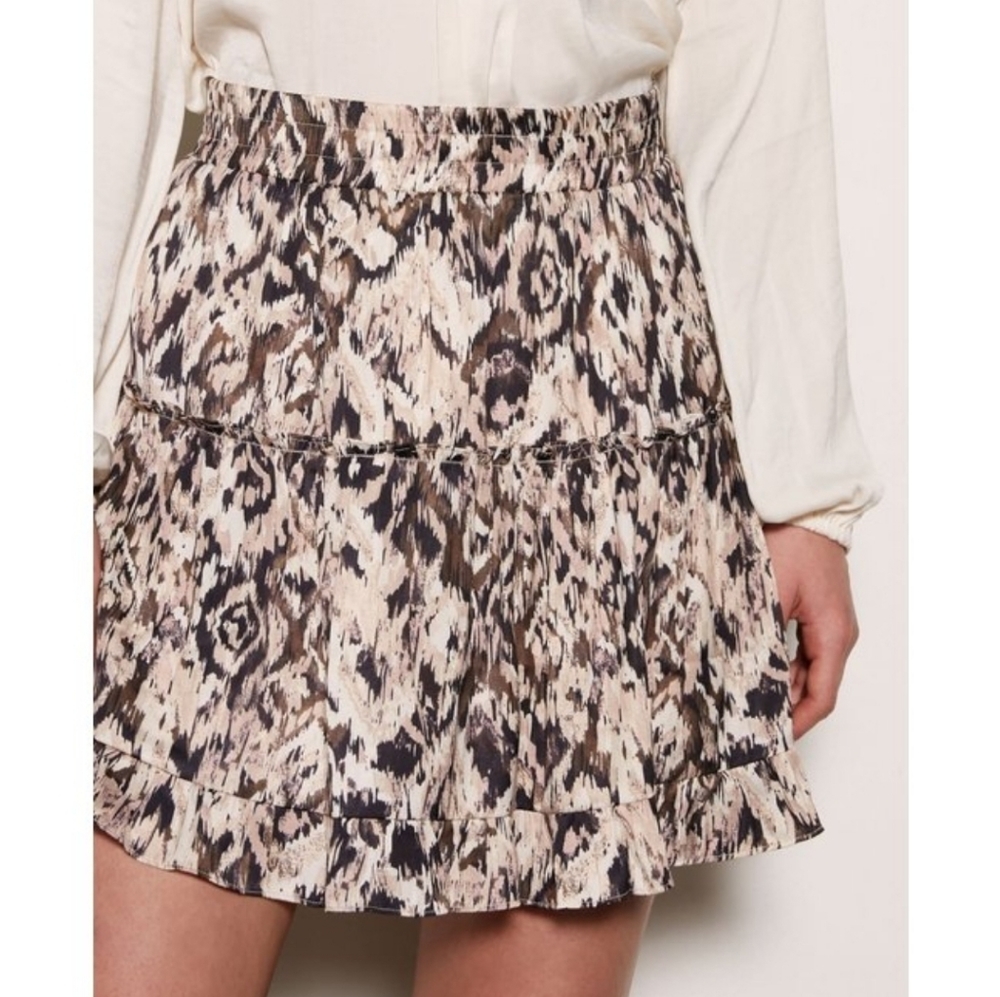 NWT Tart Lottie Skirt S Small Animal leopard print Trend